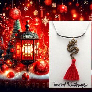 Handcrafted Asian Dragon Necklace
